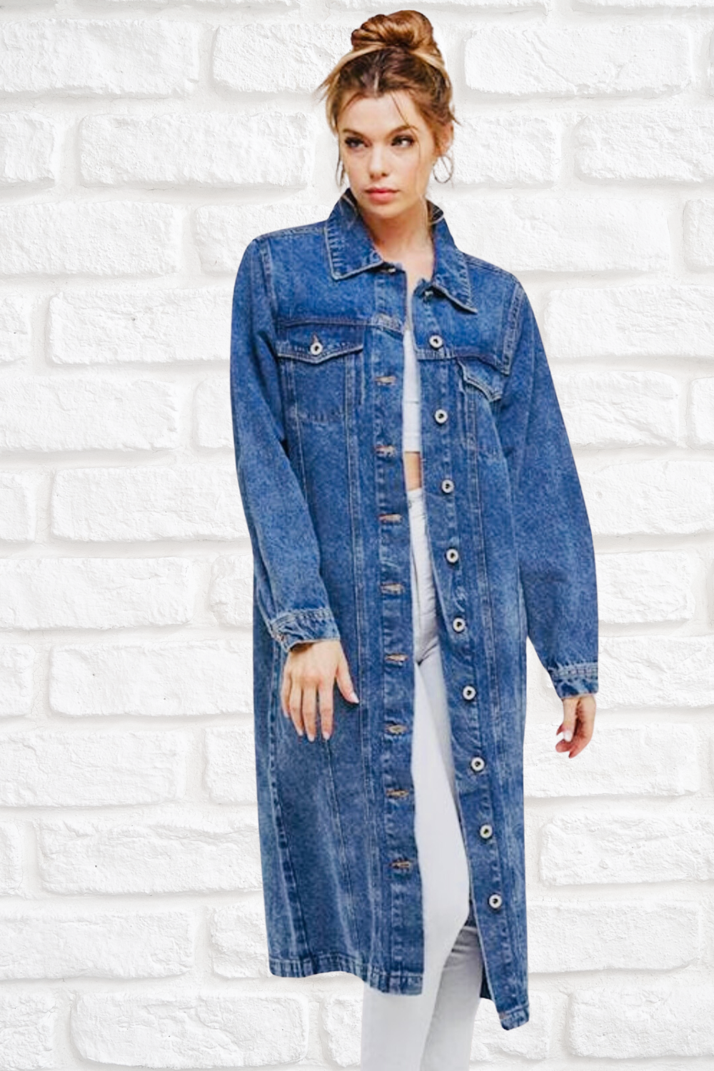 Denim 2025 duster jacket