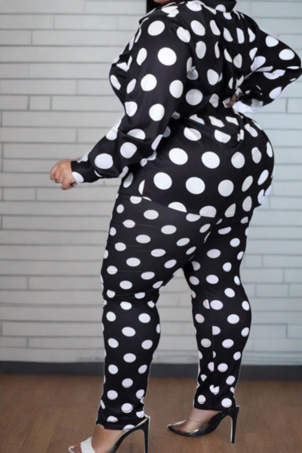 Pop Out Polka Dot | Plus Size Legging Set