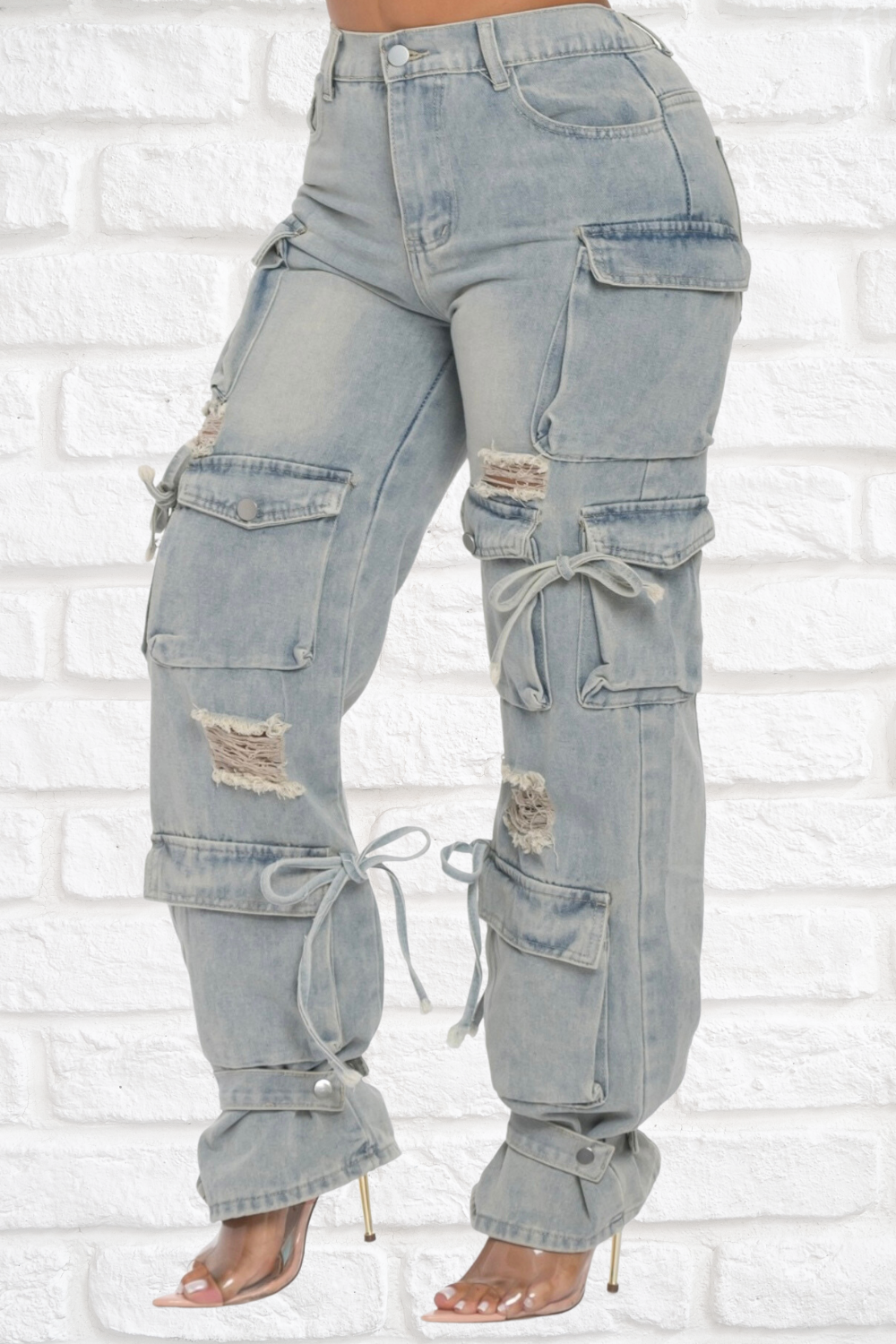 Kelis Cargo Jeans – K'Slay Boutique